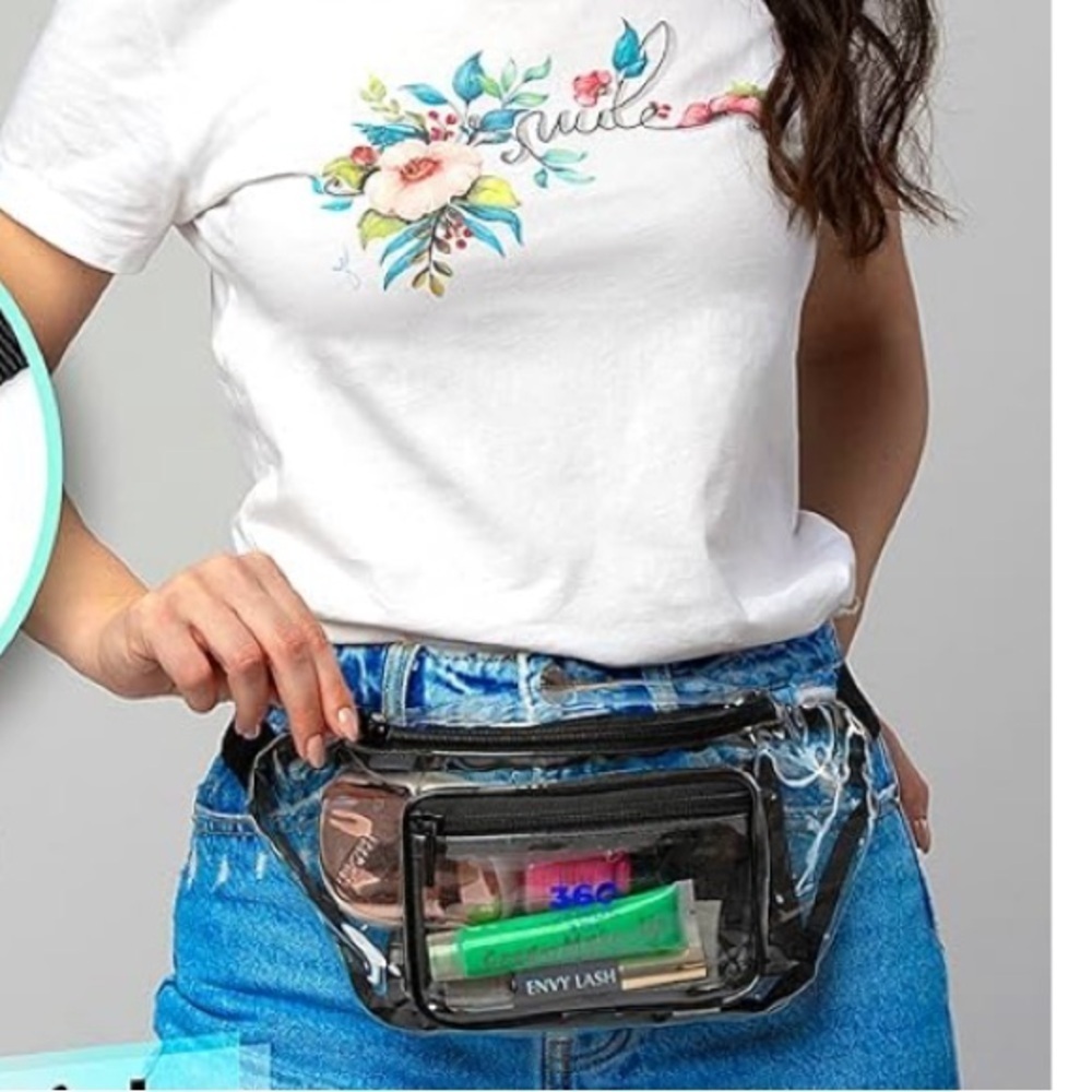Clear Fanny Pack 💗Stadium Approved | Clear Bag for Concerts - Picture 3 of 4